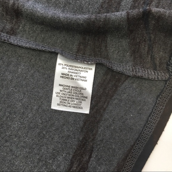 Allen B. Open Cardigan Brown Blue Gray long sleeve - Picture 7 of 7